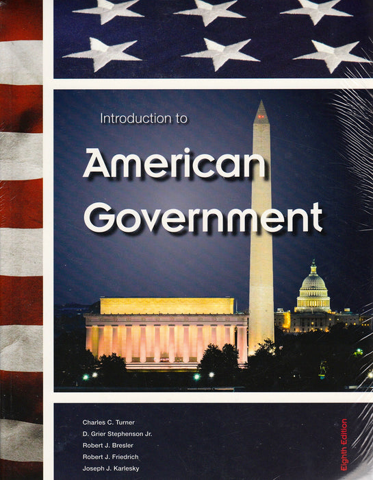 INTRO.TO AMER.GOVERNMENT(LOOSE)-W/EBOOK [Paperback] Turner, Stephenson Jr., Bresler, Friedrich, Karlesky - Acceptable