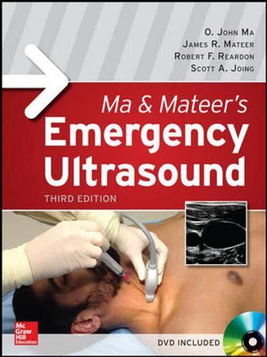 Ma and Mateer's Emergency Ultrasound, Third Edition, Hardcover, 3 Edition by Ma, O. John