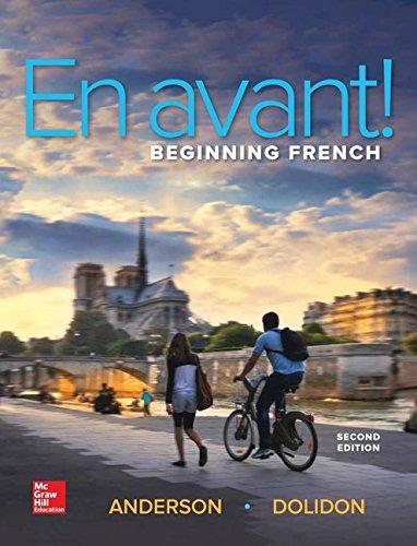 En avant! Beginning French (Student Edition) - Standalone book, Hardcover, 2 Edition by Anderson, Bruce
