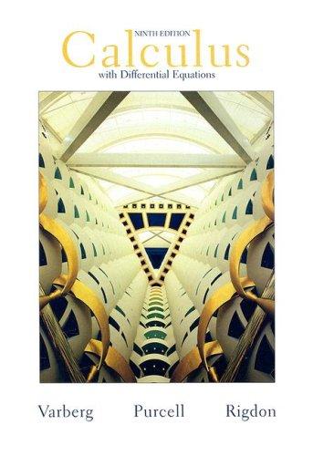 Calculus with Differential Equations (9th Edition), Hardcover, 9 Edition by Varberg, Dale
