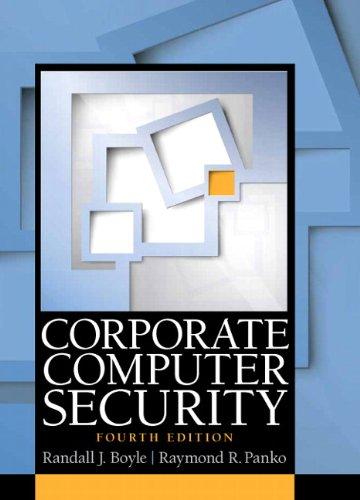 Corporate Computer Security (4th Edition), Hardcover, 4 Edition by Boyle, Randy J.