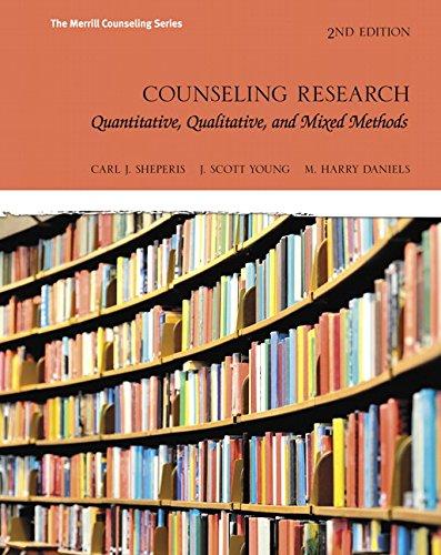 Counseling Research: Quantitative, Qualitative, and Mixed Methods (2nd Edition) (Merrill Counseling), Hardcover, 2 Edition by Sheperis, Carl J.
