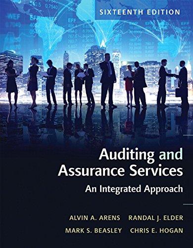 Auditing and Assurance Services (16th Edition), Hardcover, 16 Edition by Arens, Alvin A.