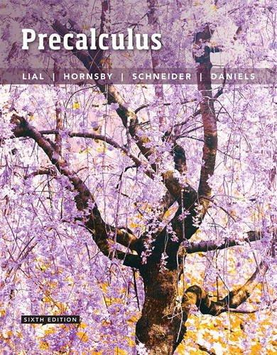 Precalculus (6th Edition), Hardcover, 6 Edition by Lial, Margaret L.