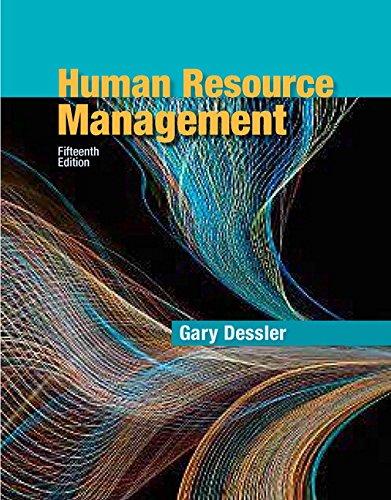 Human Resource Management (15th Edition), Hardcover, 15 Edition by Dessler, Gary