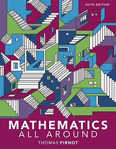 Mathematics All Around (6th Edition), Hardcover, 6 Edition by Pirnot, Tom