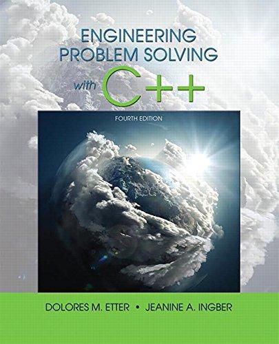 Engineering Problem Solving With C++ (4th Edition), Paperback, 4 Edition by Etter, Delores M.