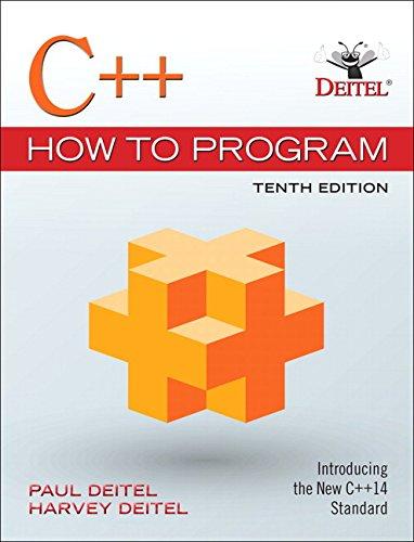 C++ How to Program (10th Edition), Paperback, 10 Edition by Deitel, Paul J.