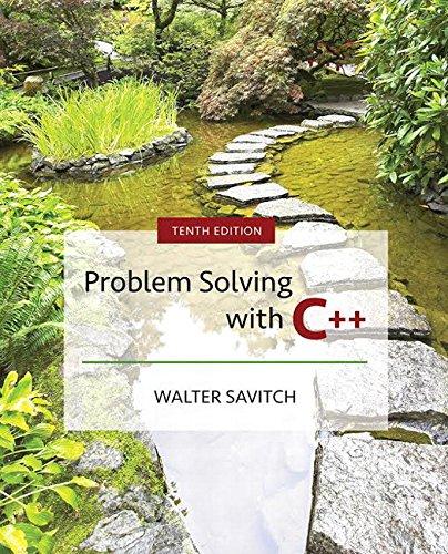 Problem Solving with C++ (10th Edition), Paperback, 10 Edition by Savitch, Walter