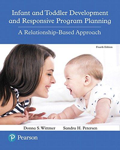 Infant and Toddler Development and Responsive Program Planning: A Relationship-Based Approach (4th Edition), Paperback, 4 Edition by Wittmer, Donna S.