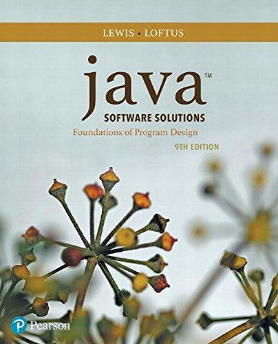 Java Software Solutions (9th Edition), Paperback, 9 Edition by Lewis, John