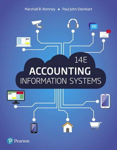 Accounting Information Systems (14th Edition), Hardcover, 14 Edition by Romney, Marshall B.