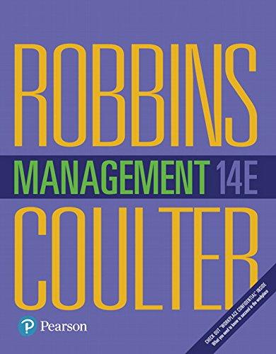 Management (14th Edition), Hardcover, 14 Edition by Robbins, Stephen