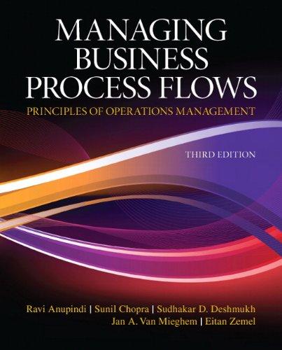 Managing Business Process Flows (3rd Edition), Paperback, 3 Edition by Anupindi, Ravi