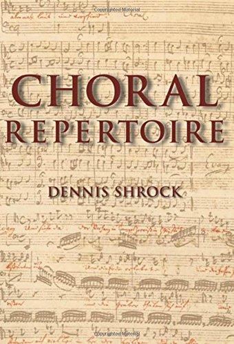 Choral Repertoire, Hardcover, 1 Edition by Shrock, Dennis