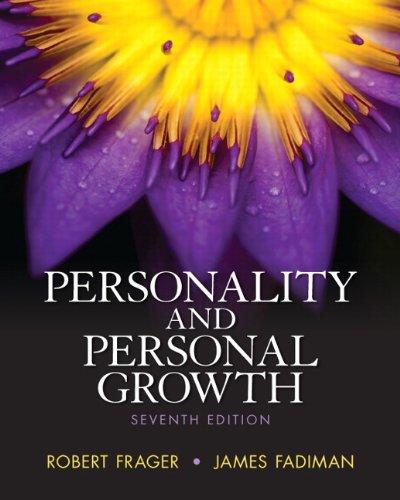 Personality and Personal Growth (7th Edition), Hardcover, 7 Edition by Frager Ph.D., Robert