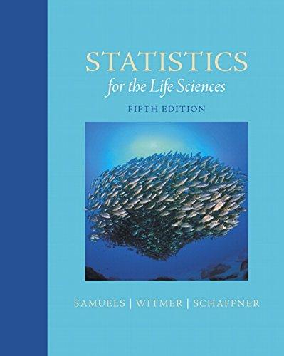 Statistics for the Life Sciences (5th Edition), Hardcover, 5 Edition by Samuels, Myra L.