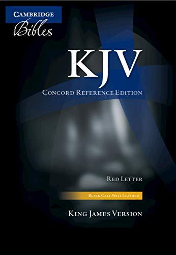 KJV Concord Reference Bible, Black Calf Split Leather, KJ564:XR, Leather Bound, Lea Edition by Baker Publishing Group