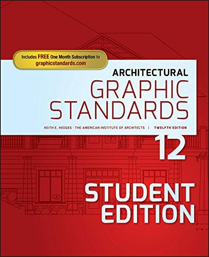 Architectural Graphic Standards (Ramsey/Sleeper Architectural Graphic Standards Series), Paperback, 12 Edition by American Institute of Architects