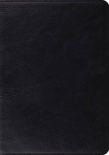 ESV Study Bible (Black, Indexed), Leather Bound, Indexed, Thumbed Edition by ESV Bibles by Crossway
