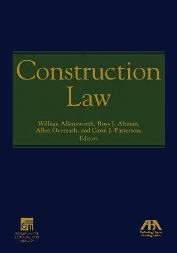 Construction Law, Hardcover by Allensworth, William Russell