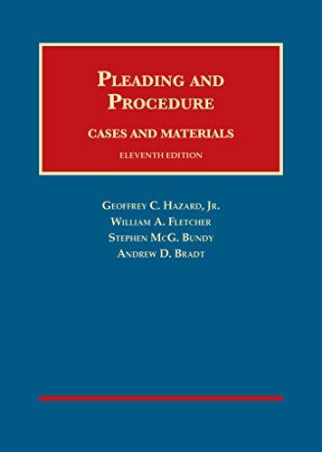 Cases and Materials on Pleading and Procedure, 11th (University Casebook Series), Hardcover, 11 Edition by Hazard Jr, Geoffrey