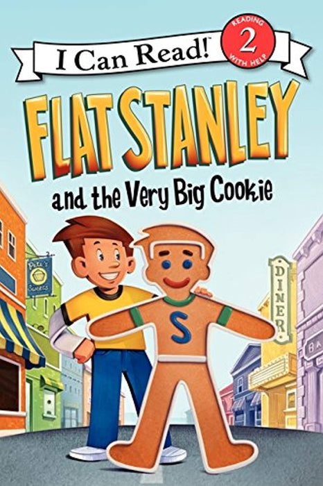 Flat Stanley and the Very Big Cookie (I Can Read Level 2), Paperback, Illustrated Edition by Brown, Jeff (Used)