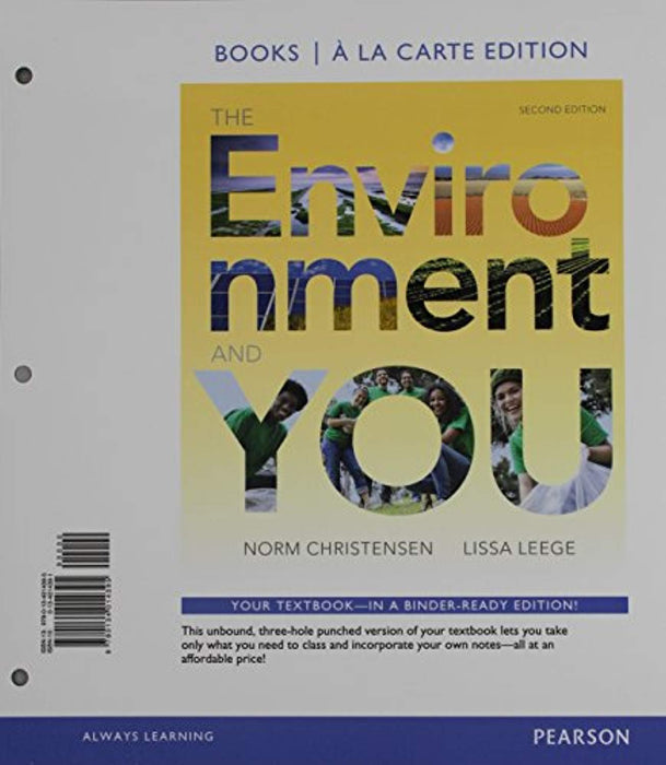 Environment and You, The, Books a la Carte Edition and Modified Mastering Environmental Science with Pearson eText &amp; ValuePack Access Card (2nd Edition), Loose Leaf, 2 Edition by Christensen, Norm