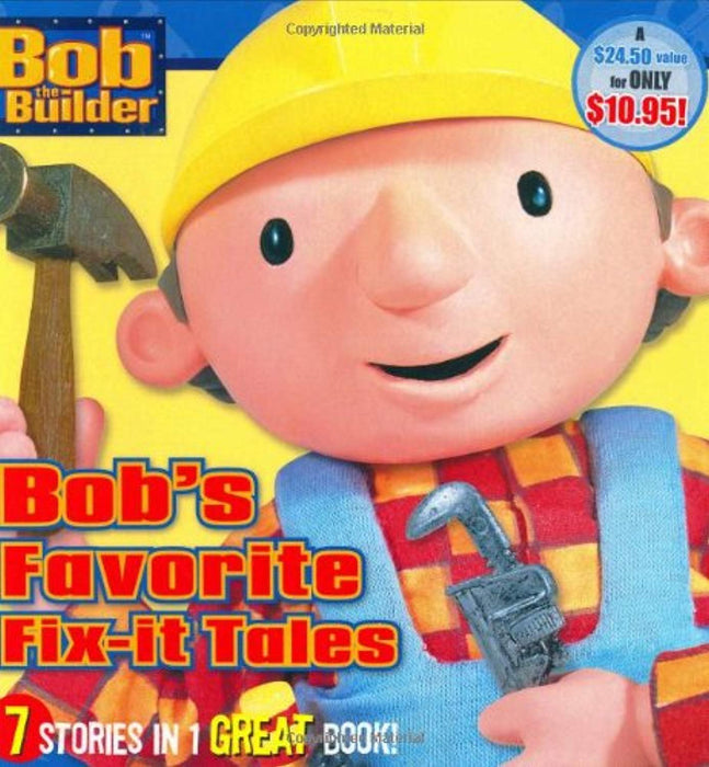 Bob's Favorite Fix-it Tales (Bob the Builder), Hardcover, English Language Edition by Various (Used)