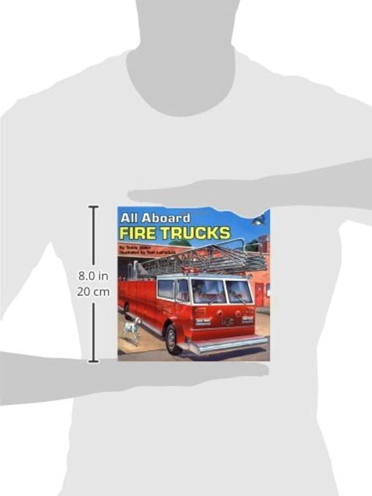 All Aboard Fire Trucks (All Aboard 8x8s), Paperback by Teddy Slater (Used)