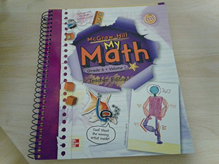 My Math, Vol. 1, Grade 5, Teacher Edition, Spiral-bound, Volume 1 Edition by carter (Used)
