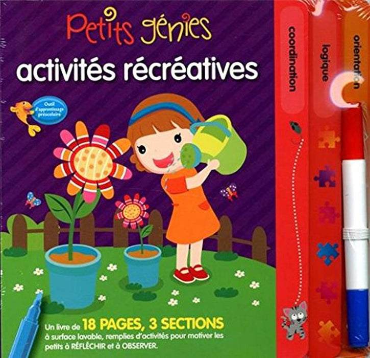 Petits Genies - Activites Recreatives, Board book (Used)