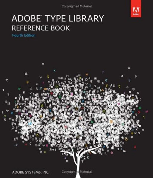 Adobe Type Library Reference Book, Paperback, 4 Edition by Adobe Systems (Used)