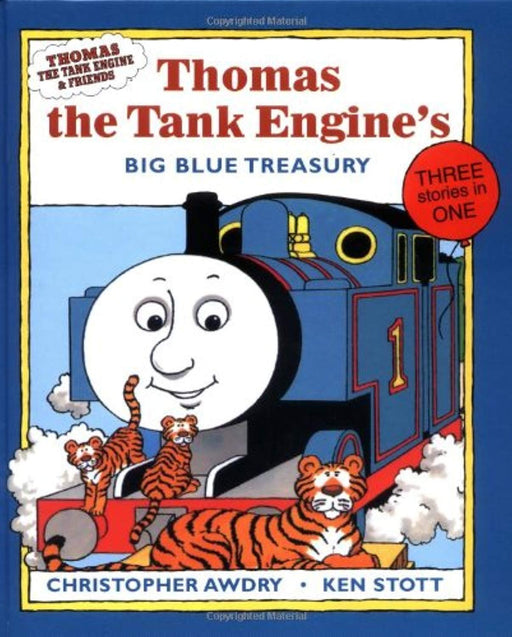 Thomas the Tank Engine's Big Blue Treasury (Thomas the Tank Engines &amp; Friends Series), Hardcover by Awdry, Christopher (Used)
