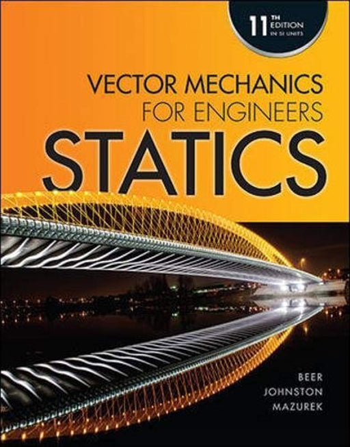 Vector Mechanics for Engineers Statics(SI), Paperback, 5th Edition by Beer, Ferdinand Pierre; Johnston, E. Russell (Used)