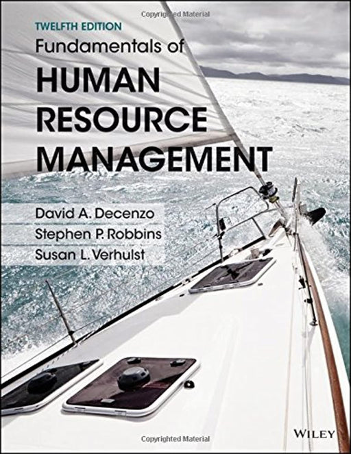 Fundamentals of Human Resource Management, Ring-bound, 12 Edition by DeCenzo, David A. (Used)
