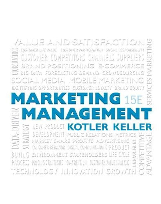 Marketing Management, Hardcover, 15 Edition by Kotler, Philip (Used)
