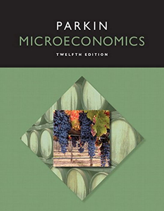 Microeconomics (12th Edition) (Pearson Series in Economics), Paperback, 12 Edition by Parkin, Michael (Used)