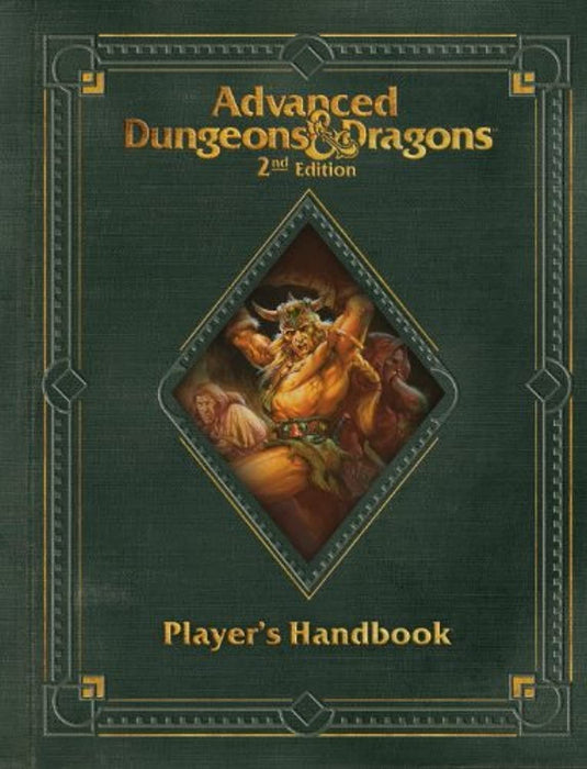 Premium 2nd Edition Advanced Dungeons &amp; Dragons Player's Handbook (D&amp;D Core Rulebook), Hardcover, 2 Edition by Wizards RPG Team (Used)