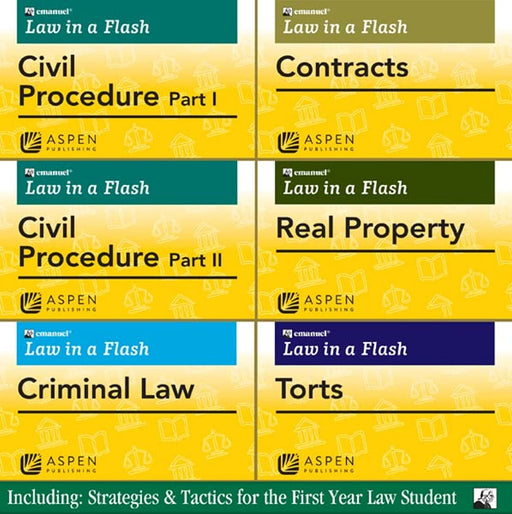 Law in A Flash Cards: First Year Set