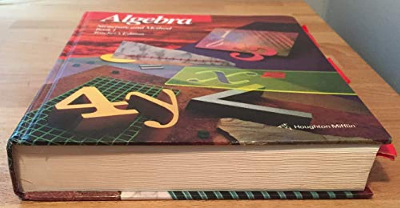 Algebra, Structure and Method,Book 1, Teacher's Edition 1994 ISBN 9780395676097 0395676096, Hardcover (Used)