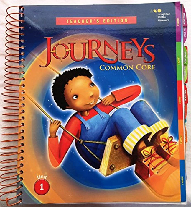 Journeys: Teacher's Edition Volume 1 Grade 2 2014, Spiral-bound, 1 Edition by HOUGHTON MIFFLIN HARCOURT (Used)