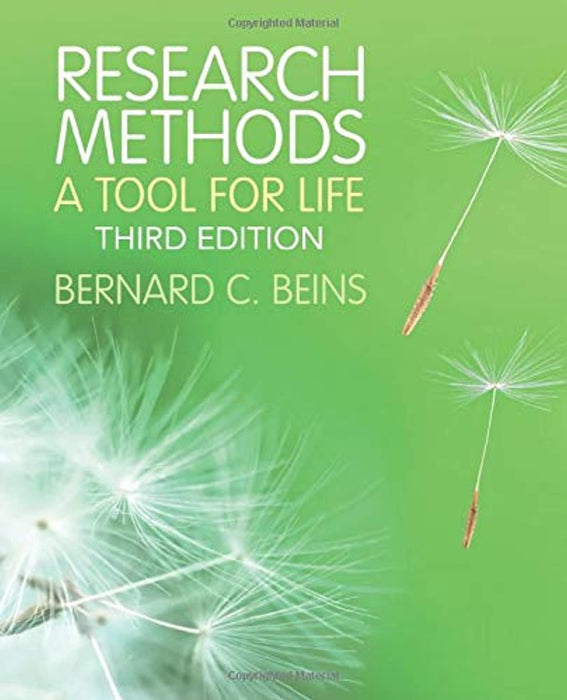 Research Methods: A Tool for Life, Paperback, 3 Edition by Beins, Bernard C. (Used)