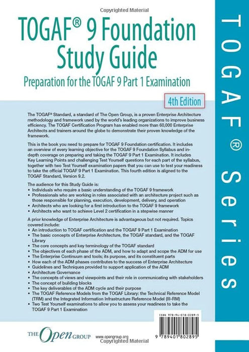 Togaf Overview Book TOGAF ® 9 Foundation Study Guide — Books Express
