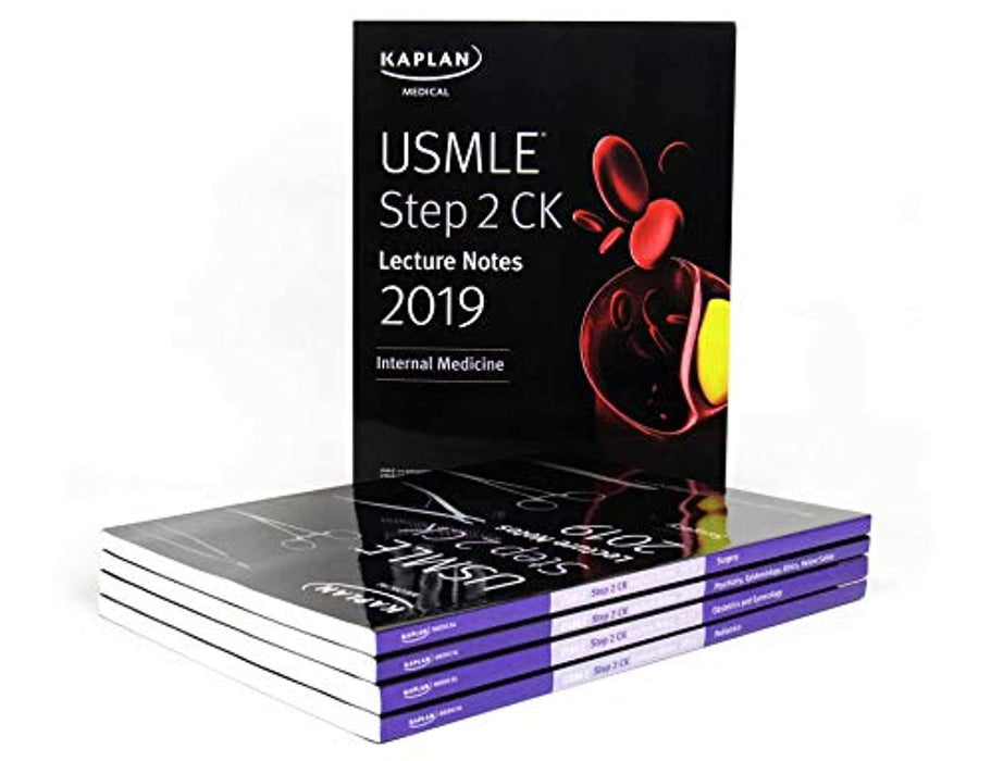 USMLE Step 2 CK Lecture Notes 2019: 5-book set (Kaplan Test Prep), Paperback, 1 Edition by Kaplan Medical