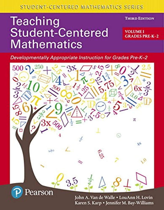 Teaching Student-Centered Mathematics: Developmentally Appropriate Instruction for Grades Pre-K-2 (Volume I), with Enhanced Pearson eText --Access ... Student-Centered Mathematics Series), Misc. Supplies, 3 Edition by Van de Walle, John (Used)