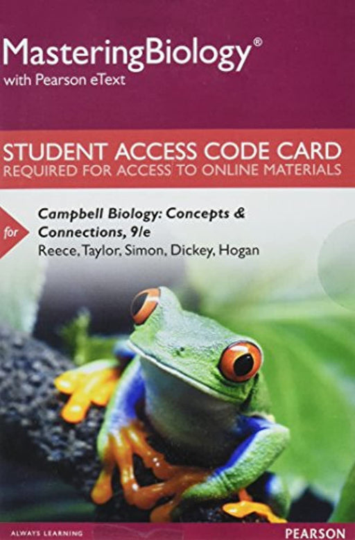 Mastering Biology with Pearson eText -- Standalone Access Card -- for Campbell Biology: Concepts &amp; Connections (Masteringbiology, Non-Majors), Misc. Supplies, 9 Edition by Taylor, Martha