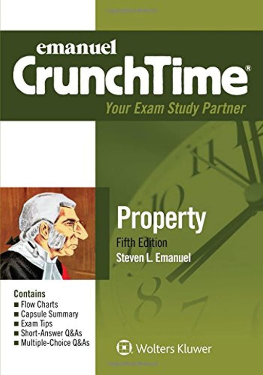 Emanuel CrunchTime for Property, Paperback, 5 Edition by Emanuel, Steven L. (Used)