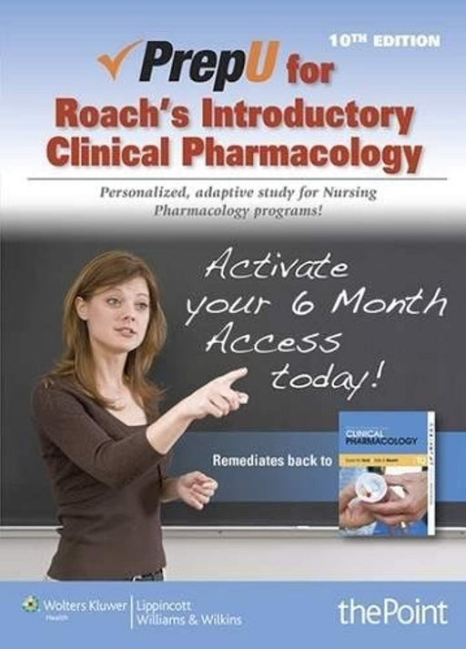 PrepU for Roach's Introductory Clinical Pharmacology Passcode, Hardcover, 10 Edition by Ford, Susan M.
