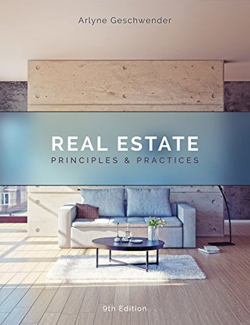 Real Estate Principles and Practices, Paperback, 9 Edition by Geschwender (Used)